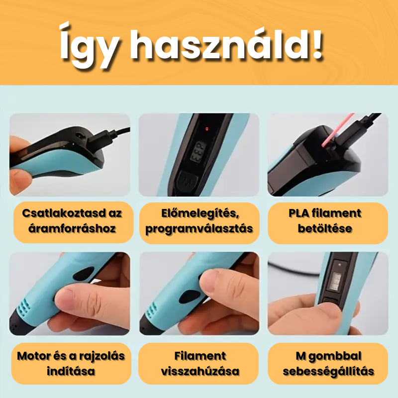 Filapen™ - Teljes 3D kreatív készlet